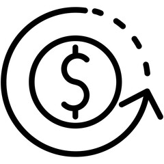 Subscription Renewal Rate Icon