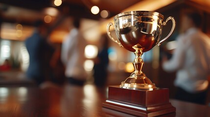 Celebrating Achievement: The Golden Trophy as a Symbol of Success and Recognition