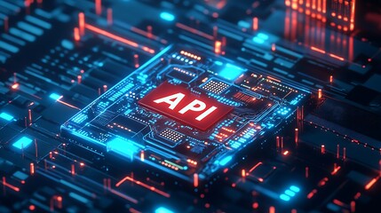 Obraz premium Unlocking Technology: The Significance of API in Modern Digital Infrastructure