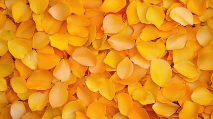   A close-up of yellow flower petals resembling a fairytale scene