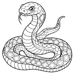 Fototapeta premium mandala python-snake