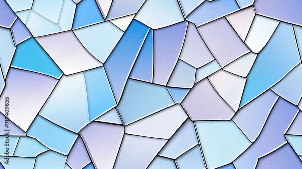 Poster delicate fragments of iridescent glass create a captivating seamless texture, reflecting light with 