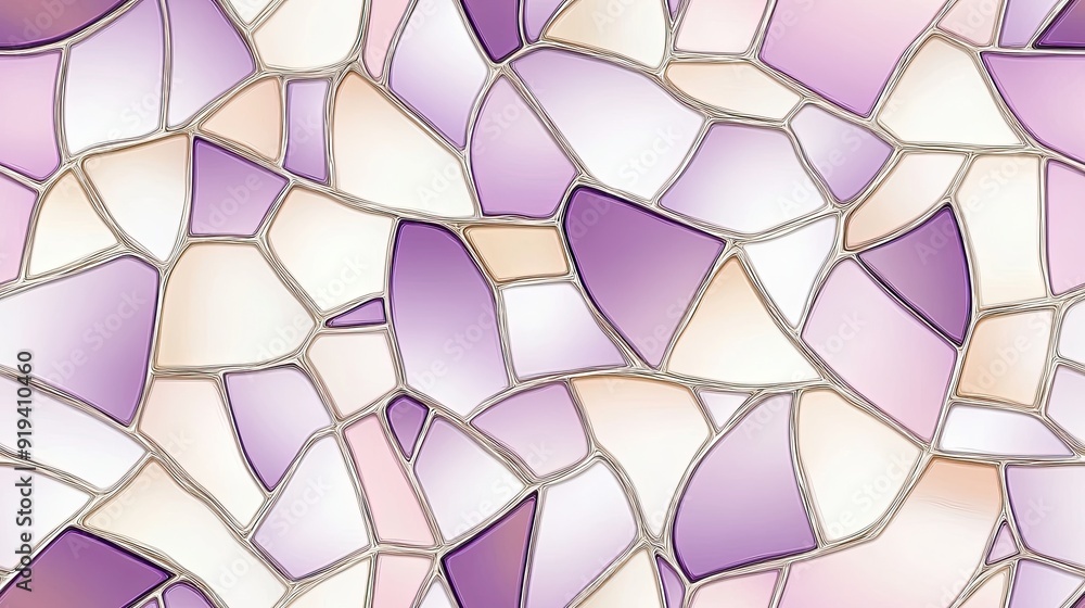 Poster delicate fragments of iridescent glass create a captivating seamless texture, reflecting light with 