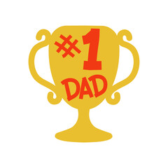 Heartwarming Father’s Day Illustration: Celebrating the Bond between Father and Child