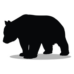 Panda Silhouette, Panda Vector Silhouette, Panda cartoon Silhouette, Panda illustration, Panda icon Silhouette, Panda Silhouette illustration