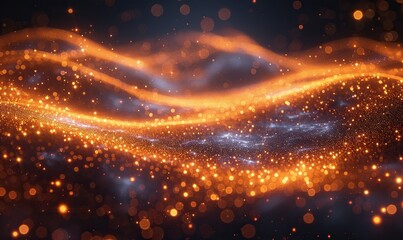 Fototapeta premium glittery yellow,orange concentration line background.