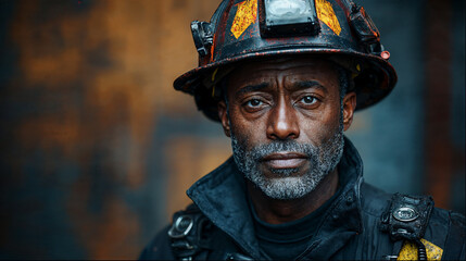 Obraz premium Portraits of First Responders: Authentic Firefighters and Rescue Personnel in Action - High-Resolution Stock Images