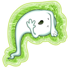 Halloween Overdramatic Ghost named Jodee