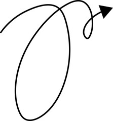 Arrow hand drawn. Collection of pointers