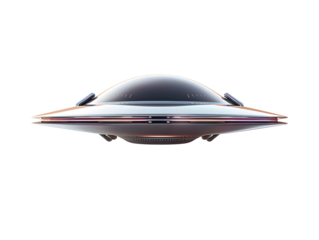 Unidentified Flying Object (UFO), Unidentified Aerial Phenomena (UAP), inform teardrop. Strange object may come from outer space or contain unexpected technology