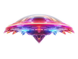 Unidentified Flying Object (UFO), Unidentified Aerial Phenomena (UAP), inform teardrop. Strange object may come from outer space or contain unexpected technology