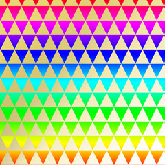 A visually striking background featuring a seamless pattern of triangles with smooth gradient transitions. This abstract design combines vibrant colors and geometric shapes, creating a dynamic, modern