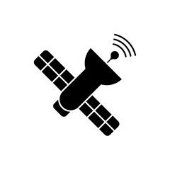 satellite concept line icon. Simple element illustration. satellite concept outline symbol design.