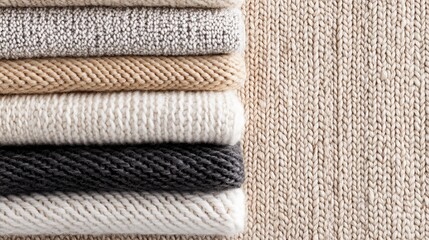 Soft textures of Merino wool intertwined with traditional basket weaving, showcasing a blend of rustic and modern crafts in soft, neutral colors