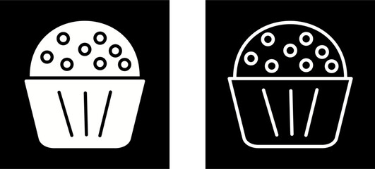Chocolate Muffin Vector Icon