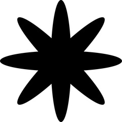 Star shapes collection. Graphic elements