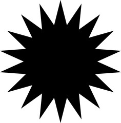 Star shapes collection. Graphic elements