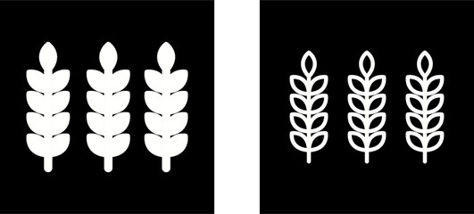 Wheat Vector Icon