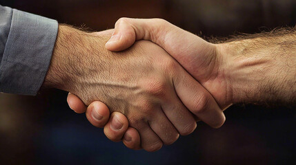 Shaking hands.
Generative AI