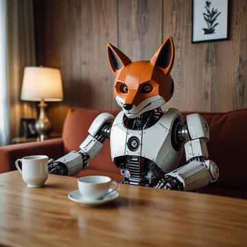 Ruba is relaxing while enjoying tea