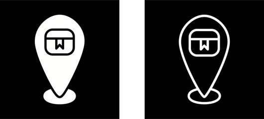 Shipping Location Vector Icon