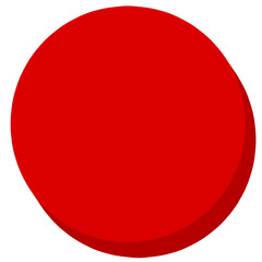 red button, red glossy button, red button with reflection, red button on white, round, 3d button 