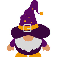 Halloween Gnome Illustration