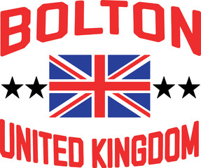 Obraz premium Bolton United Kingdom Vector
