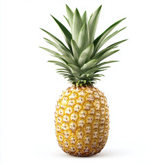 Fototapeta premium pineapple isolated on white background