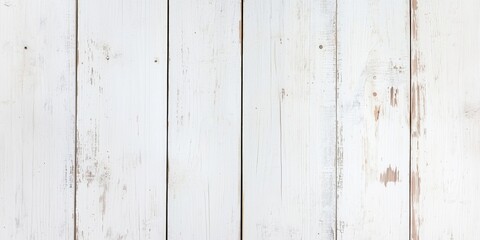Weathered white wooden planks background. Shabby chic distressed wood texture. Image for backdrop, banner with copy space and wallpaper.
