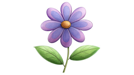 Delicate blossom, nature's pure beauty isolated on white