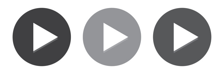 play icon vector  illustration eps 10