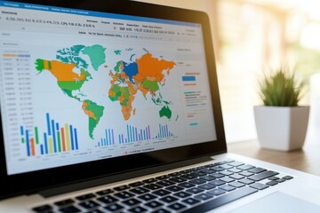 Global E-Commerce Seller Analytics Dashboard: Insights into Performance Charts and International Sales Data