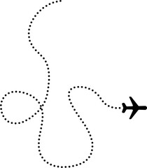 Airplane routes, travel, flight paths