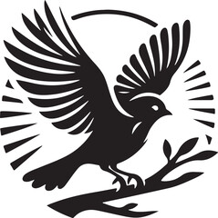 Bird Vector silhouette t shirt design design
