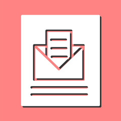 Mail Open Vector Icon