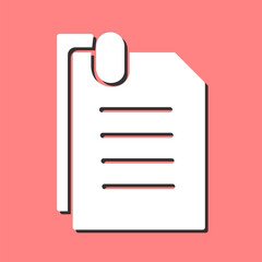 Attached Documents Vector Icon