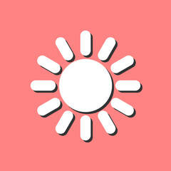 Sun Vector Icon