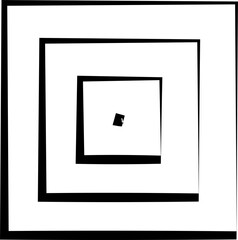 Square shape with line blending for tag, logo, banner