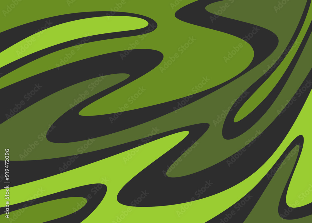 Poster abstract background with wavy lines pattern