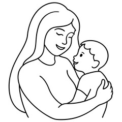 mother with baby