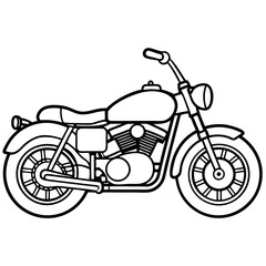 Fototapeta premium illustration of a motorcycle
