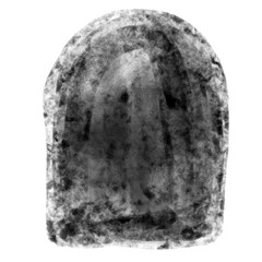 mineral stone on a white background