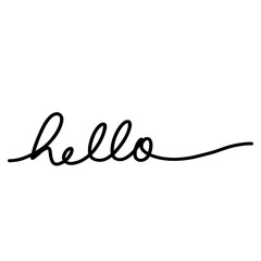hello hand writing © พรไพลิน ตันเจริญ