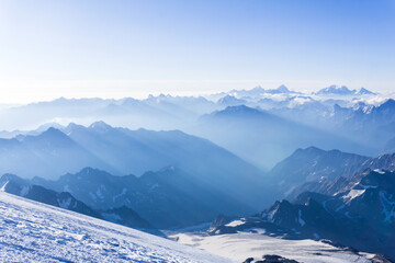 View From Highland Glacier Misty