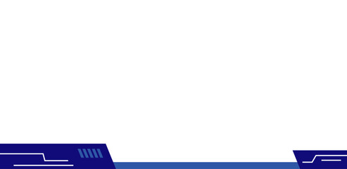 Futuristic Tech Footer