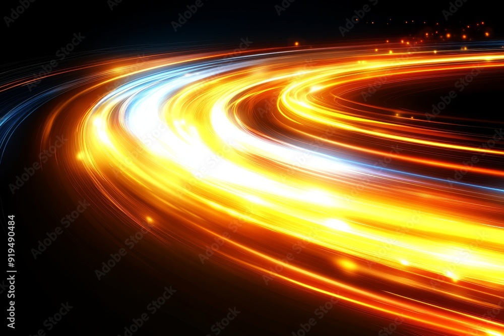 Poster abstract background with generative ai technology data connection speed lines
