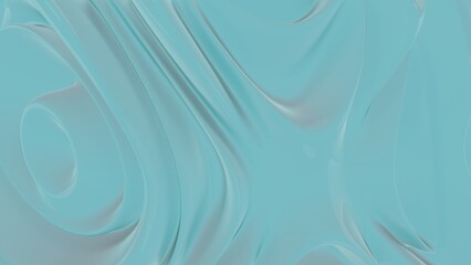 Soft Pastel Abstract Fluid Shapes in Light Blue and Pink