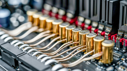 Representation of quantum processors with cooling systems and nested chips based on superconducting circuits symbolizing modern technological advancements in quantum computing