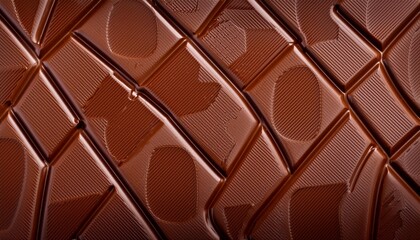 Naklejka premium Milk chocolate bar textured background. Chocolate Pattern. High resolution image close up.